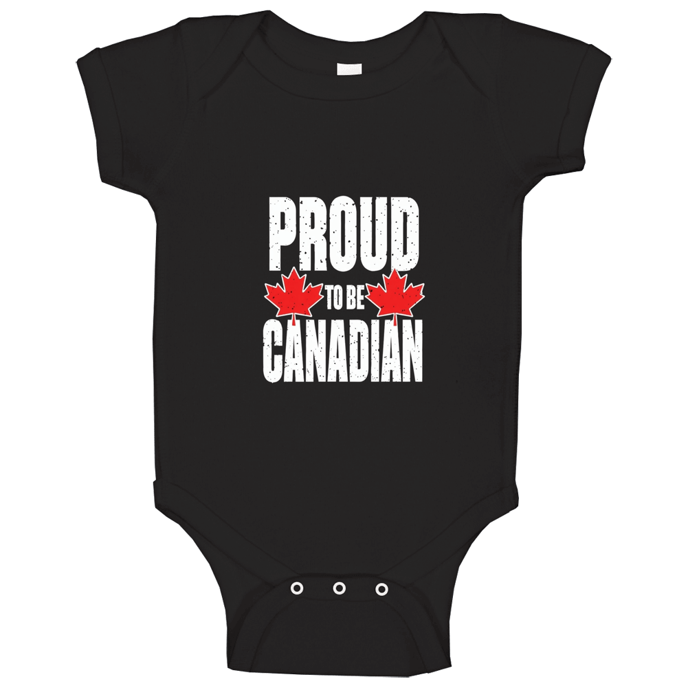 Proud To Be Canadian Baby One Piece