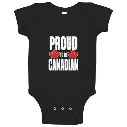 Proud To Be Canadian Baby One Piece