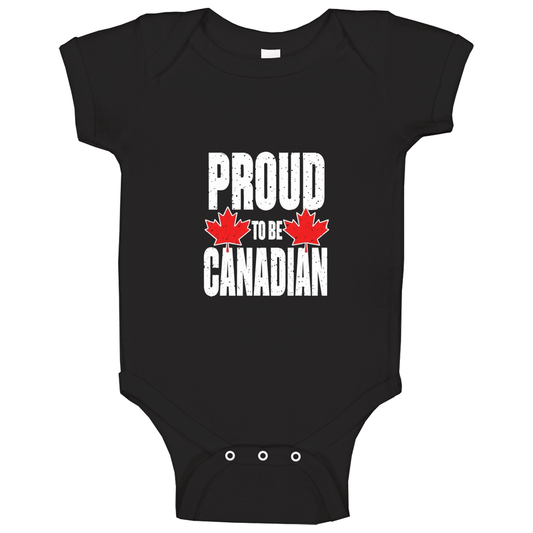 Proud To Be Canadian Baby One Piece