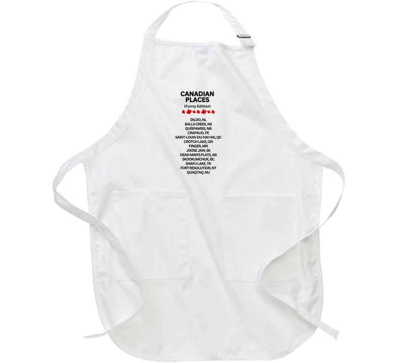 Canadian Places Apron