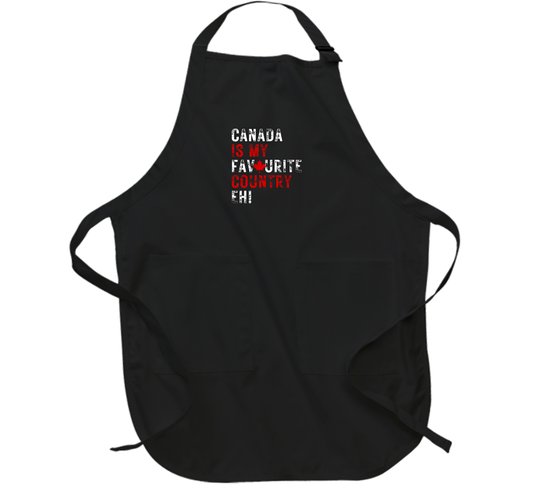 Favourite Country Black Youth Apron