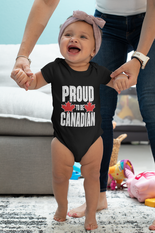 Proud To Be Canadian Baby One Piece
